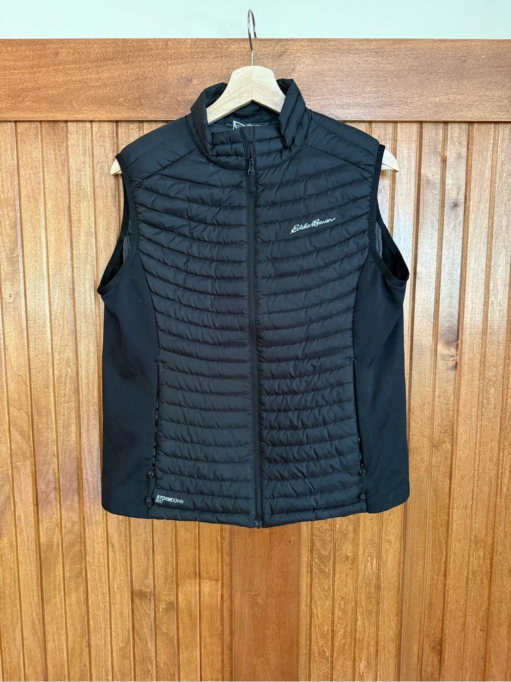 Eddie Bauer Black Quilted Packable Women's Vest